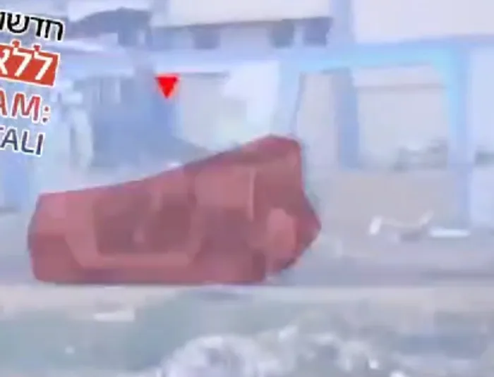 An RPG cuts through the air and slams into the last vehicle in the convoy.