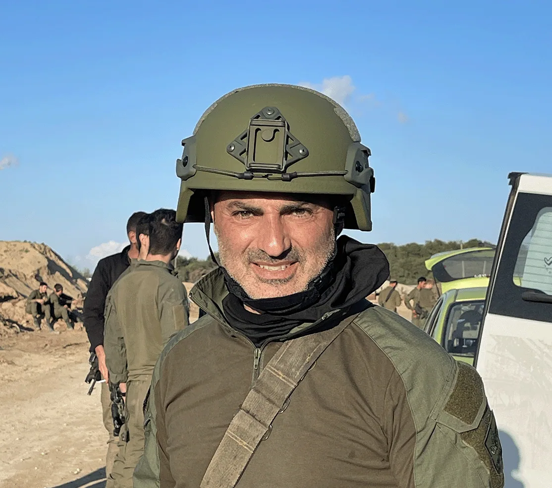 A new tactical helmet after a live round fired from under 20 metres, with the round stopped by the shell.